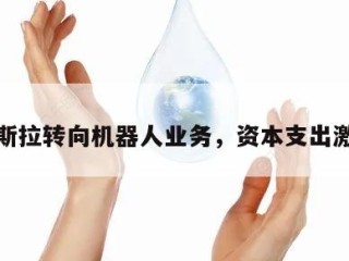 特斯拉转向机器人业务，资本支出激增